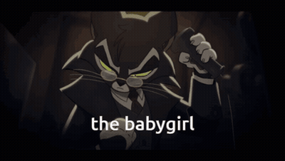 Cartoon Raccoon Holding Microphone Saying The Babygirl GIF