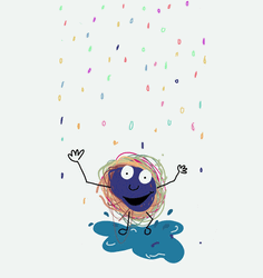 Cartoon Rain Dance GIF