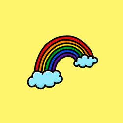 Cartoon Rainbow Background