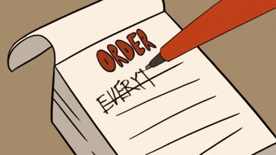 Cartoon Receipt Order Every 1 GIF