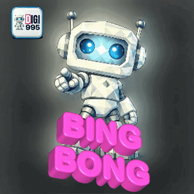 Cartoon Robot Bing Bong GIF
