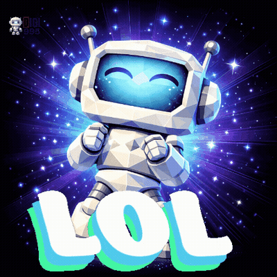 Cartoon Robot Saying LOL GIF