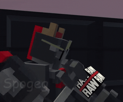 Cartoon Robot Saying Raw Raw Raw GIF