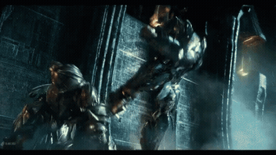 Cartoon Robot With Blue Helmet GIF