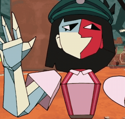 Cartoon Robot With Green Hat GIF