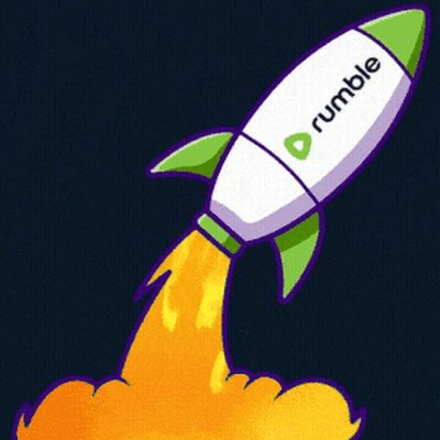Cartoon Rocket Saying Rumble GIF