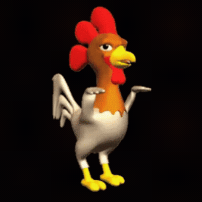 Cartoon Rooster Dancing GIF