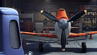 Cartoon Rooster Looking Up GIF