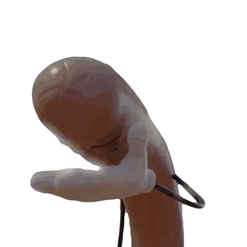Cartoon Sausage With Ring Sticker