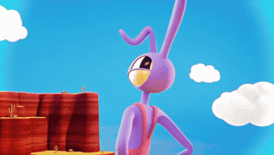 Cartoon Saying Deh-Ebbity-Eh That's All Freaks GIF