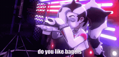 Cartoon Saying Do You Like Bagels GIF