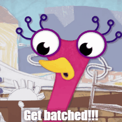 Cartoon Saying Get Batched GIF