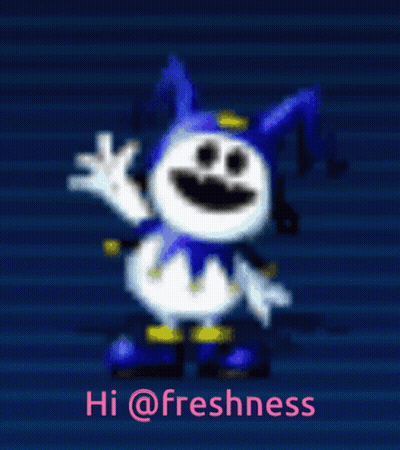 Cartoon Saying Hi @Freshness GIF
