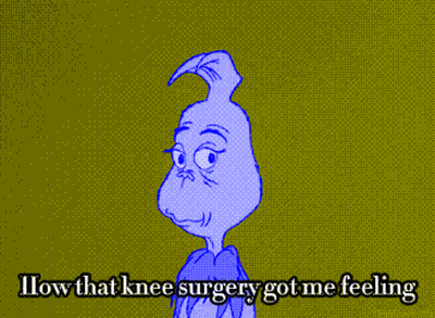 Cartoon Saying How That Knee Surgery Got Me Feeling GIF
