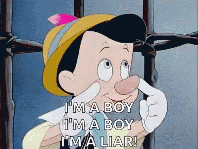 Cartoon Saying I'm A Boy And A Liar GIF