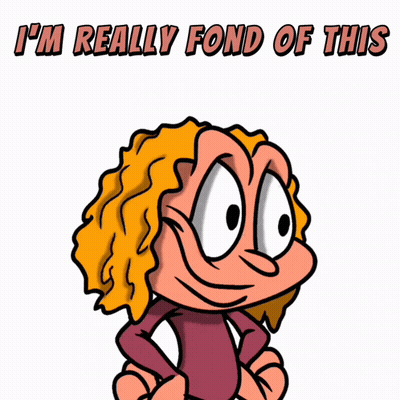 Cartoon Saying I'm Really Fond of This