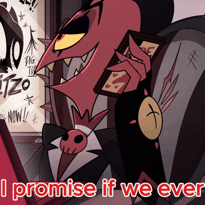 Cartoon Saying I Promise If We Ever GIF