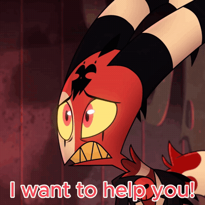 Cartoon Saying I Want To Help You GIF