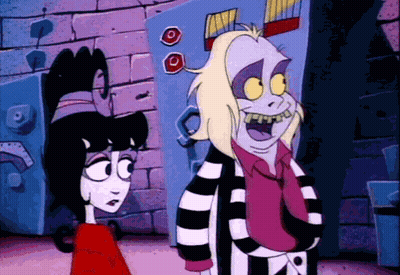 Cartoon Saying Let's Hit The Road Sitting On Desk GIF