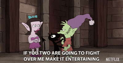 Cartoon Saying Make Fight Entertaining GIF
