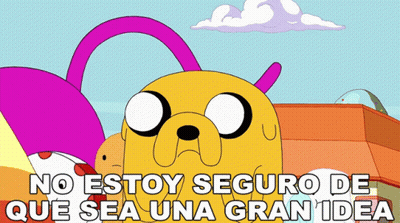 Cartoon Saying No Estoy Seguro De Que Sea Una Gran Idea