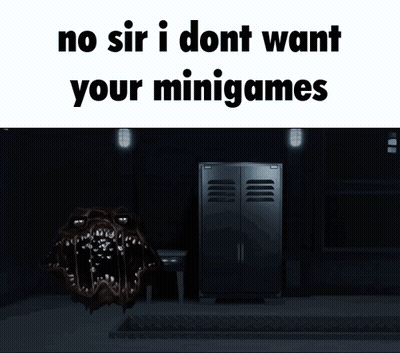 Cartoon Saying No Sir I Don't Want Mini Games GIF