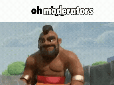 Cartoon Saying Oh Moderators GIF