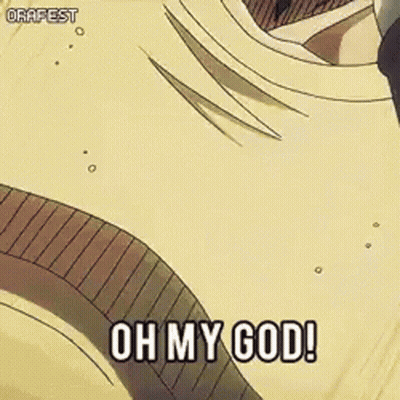 Cartoon Saying Oh Shit With Peace Sign GIF
