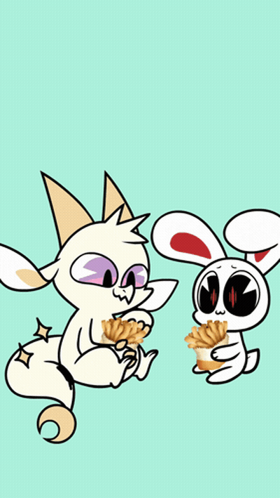Cartoon Saying Onion Ring In Fries GIF