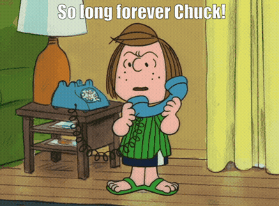 Cartoon Saying So Long Forever Chuck GIF