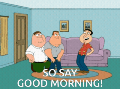 Cartoon Saying So Say Good Morning GIF