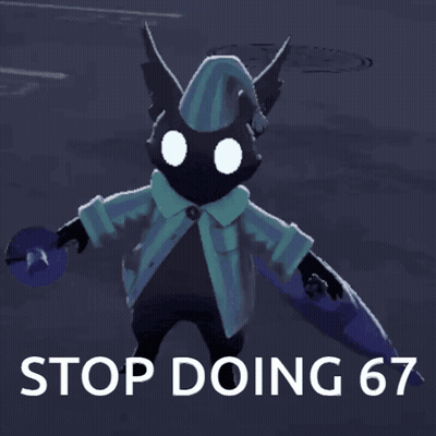 Cartoon Saying Stop Doing 67 GIF
