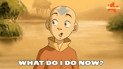 Cartoon Saying What Do I Do Now Nickelodeon GIF