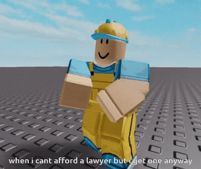 Cartoon Saying When I Cant Afford A Lawyer But I Get One Anyway GIF