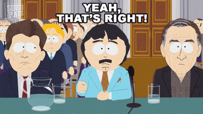 Cartoon Saying Yeah That's Right GIF