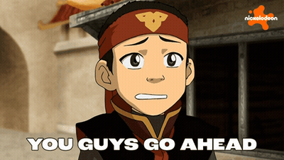 Cartoon Saying You Guys Go Ahead With Nickelodeon Logo GIF