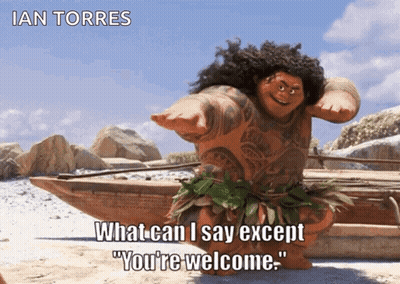 Cartoon Saying Youre Welcome GIF