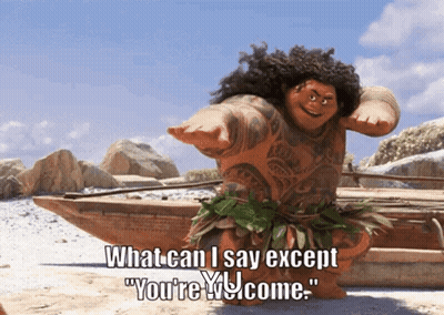 Cartoon Saying Youre Welcome GIF