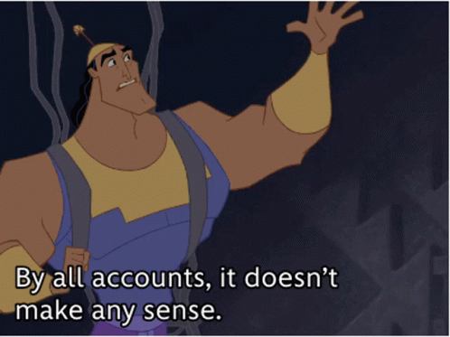Cartoon Says By All Accounts It Doesn't Make Any Sense GIF