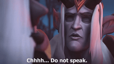 Cartoon Says Chhhh Do Not Speak GIF