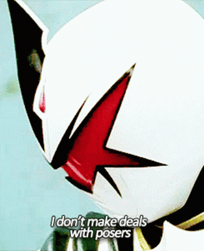 Cartoon Says I Don't Make Deals With Posers GIF