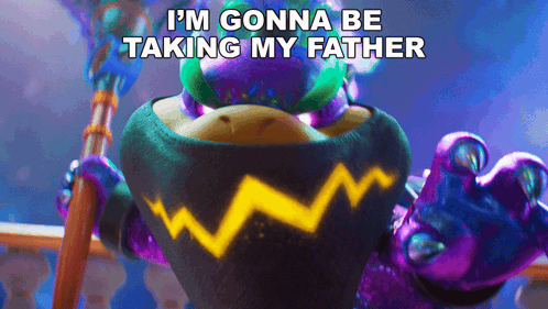 Cartoon Says I'm Gonna Be Taking My Father On A Balcony GIF