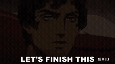 Cartoon Says Let's Finish This On Netflix GIF