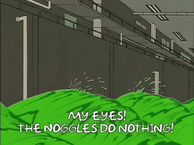 Cartoon Says My Eyes The Noggles Do Nothing GIF