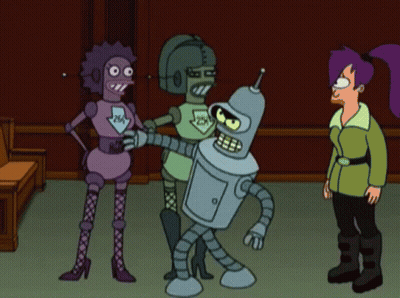 Cartoon Says Shut Up Baby I Know It With Robots