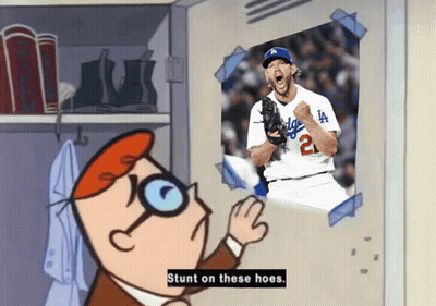 Cartoon Says Stunt On These Hoes In Front Of Dodgers Player