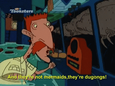 Cartoon Says Theyre Not Mermaids Theyre Dugongs GIF