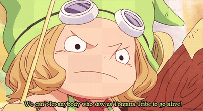 Cartoon Says We Can't Let Anybody Who Saw Us Totatta Tribe Go Alive GIF