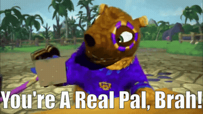 Cartoon Says You're A Real Pal Bran GIF