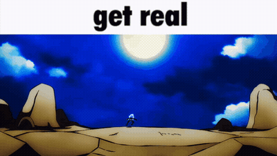 Cartoon Scene Saying Get Real GIF